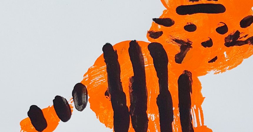 Wild Crafts: Make a Handprint Tiger