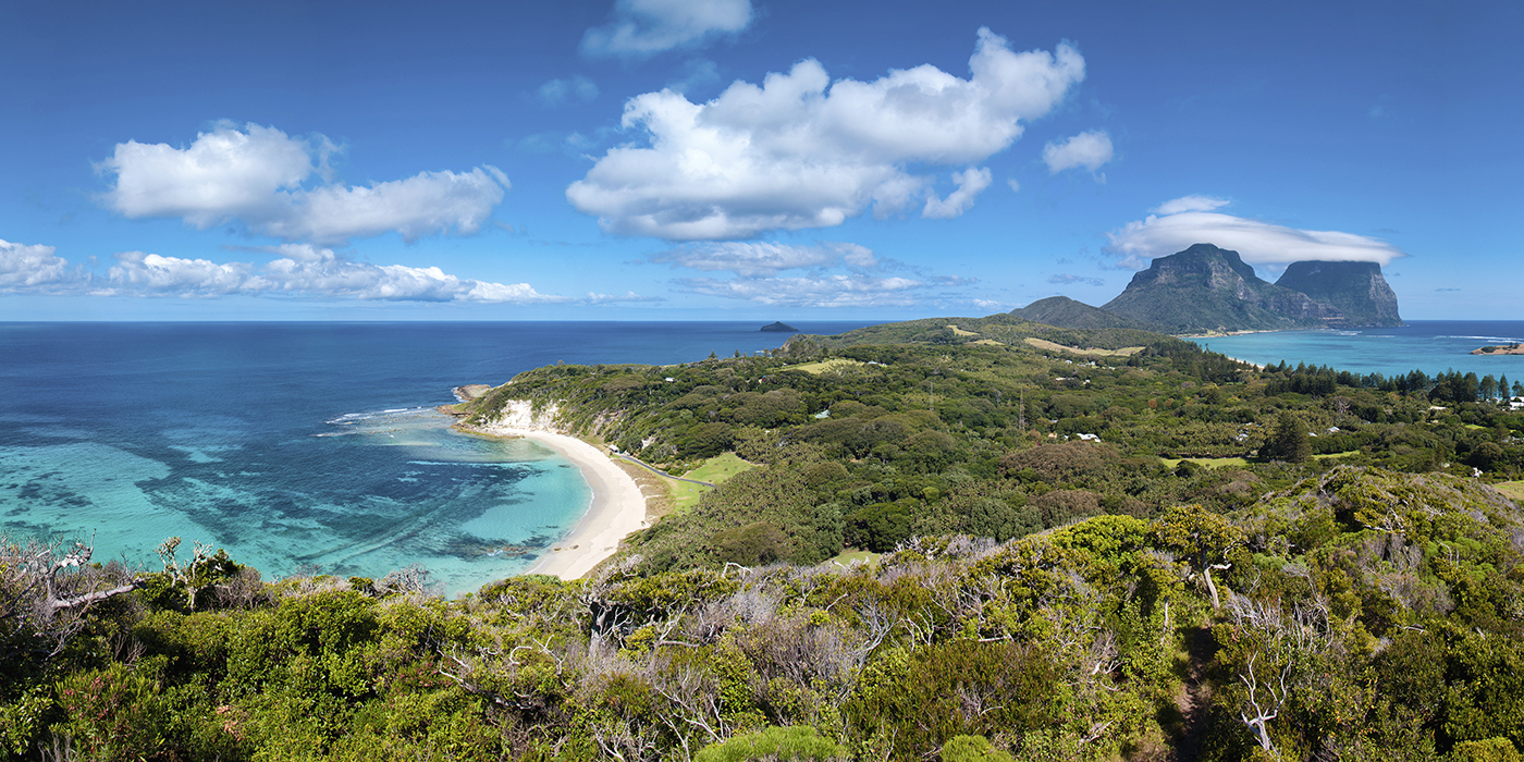 View over Lord Howe Island